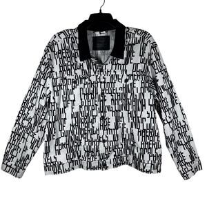 Levi's‎ Line 8 Boxy All Over Print Graphic Trucker Jacket Men's XXL Streetwear